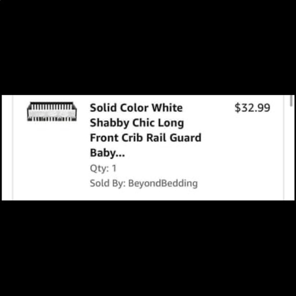 Crib rail cover - Picture 2 of 2